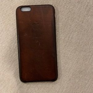 iPhone Brown Leather Case